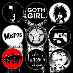 Gothic Band Magnet Set The Cure 80's Music Blondie